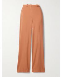 Another Tomorrow - Net Sustain Hose Mit Weitem Bein Aus Crêpe - Lyst