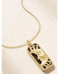 L'Atelier Nawbar - Moon To My Sun 18-Karat, Diamond And Onyx Pendant Necklace - Lyst