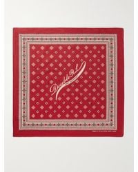 RRL - Printed Cotton-Voile Scarf - Lyst
