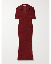 LIBEROWE - Open-Knit Organic Cotton-Blend Maxi Dress - Lyst