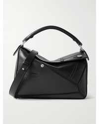 Loewe - Puzzle Panta Small Textured-Leather Shoulder Bag - Lyst