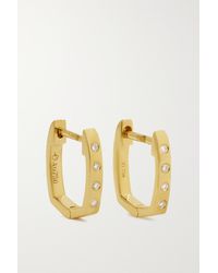 Net Sustain Nesting Gem Fußkettchen Aus Recyceltem 18 Karat Gold Mit Diamant in Mettallic Octavia Elizabeth Damen Schmuck Armbänder 