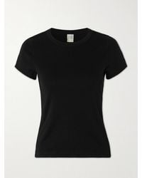 Flore Flore - Car Baby Tee Ribbed Organic Cotton-Jersey T-Shirt - Lyst