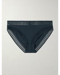 Eres - Jacky Lace-Trimmed Stretch-Jersey Briefs - Lyst
