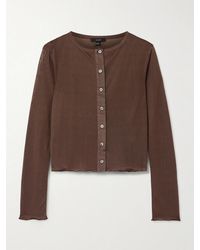 The Park - Hazel Semi-Sheer Lyocell Cardigan - Lyst