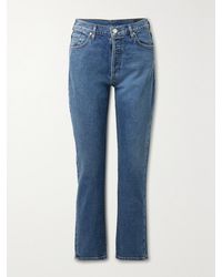 Goldsign - + Net Sustain High-rise Straight-leg Jeans - Lyst