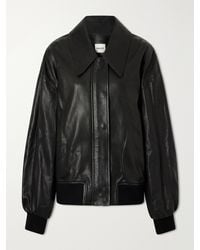KHAITE - Aimee Leather Jacket - Lyst