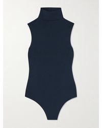 The Park - Joyce Stretch-Tencel Lyocell Turtleneck Thong Bodysuit - Lyst