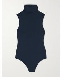 The Park - Joyce Stretch-Tencel Lyocell-Jersey Turtleneck Thong Bodysuit - Lyst