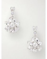 Simone Rocha - Heartbloom-Tone, Crystal And Resin Earrings - Lyst