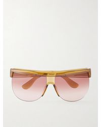 Chloé - D-Frame Injected Sunglasses - Lyst
