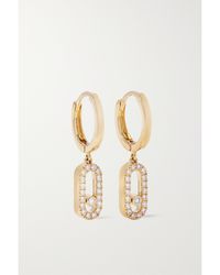 Messika - Move Uno 18-Karat Diamond Hoop Earrings - Lyst