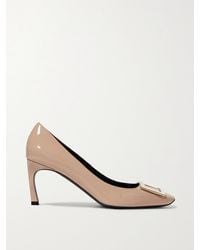 Roger Vivier - Belle Vivier Trompette 70 Patent-Leather Pumps - Lyst