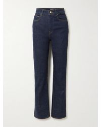 OSSOU - Flex Stretch High-Rise Straight-Leg Jeans - Lyst