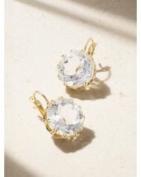 Ileana Makri - 18-Karat, Diamond And Topaz Earrings - Lyst