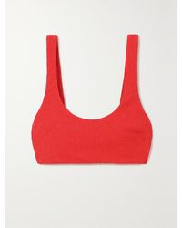 Mara Hoffman - Net Sustain Lira Textured Recycled Bikini Top - Lyst