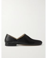 Lemaire - Full-Grain Leather Loafers - Lyst