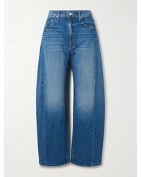Mother - The Full-Pipe Flood High-Rise Barrel-Leg Jeans - Lyst