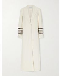 Abadia - Benny Embroidered Twill Coat - Lyst