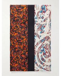 Dries Van Noten - Floral-Printed Satin Scarf - Lyst
