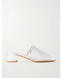Maryam Nassir Zadeh - 40 Sophie Leather-Trimmed Mesh Sandals - Lyst
