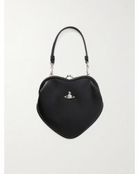 Vivienne Westwood - Belle Heart Logo-Appliquéd Leather-Effect Shoulder Bag - Lyst