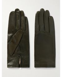 Agnelle - Kate Crinkled-Leather Gloves - Lyst