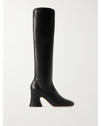 Chloé - Janis Kniehohe Stiefel Aus Leder - Lyst
