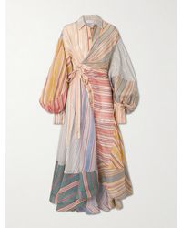 Zimmermann - Striped Pattern Dress - Lyst