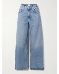 Agolde - Low Curve Mid-Rise Straight-Leg Jeans - Lyst