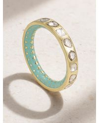 AMRAPALI LONDON - Ring Aus 18 Karat Mit Emaille Und Diamanten - Lyst