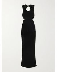 Rick Owens - Twisted Open-Back Cutout Velvet Gown - Lyst
