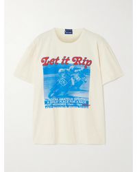 Mother - The Sleep-Over Printed Cotton-Blend Jersey T-Shirt - Lyst