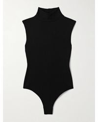 The Park - Joyce Stretch-Tencel Lyocell Jersey Turtleneck Thong Bodysuit - Lyst