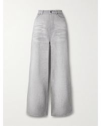 Acne Studios - Organic Cotton-Jersey Wide-Leg Pants - Lyst