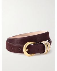 DEHANCHE - Hollyhock Embellished Calf Hair Belt - Lyst