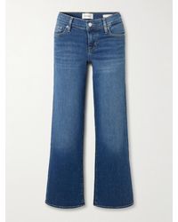 FRAME - Le Slim Palazzo Low-Rise Wide-Leg Jeans - Lyst