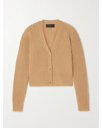 Nili Lotan - Alexis Ribbed Cashmere Cardigan - Lyst