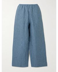Deiji Studios - Ease Striped Organic Linen Pants - Lyst