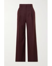 theory red pants