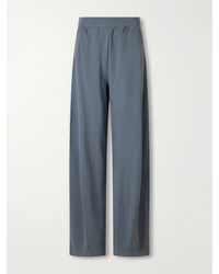 Tibi - Winslow Cotton Jersey Wide-Leg Track Pants - Lyst