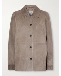 Arma - Vicky Paneled Suede Jacket - Lyst