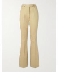 Tom Ford - Cotton-Moleskin Straight-Leg Pants - Lyst