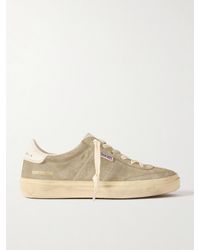 Golden Goose - Soul-Star Sneakers Aus Veloursleder Mit Lederbesätzen - Lyst