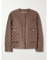 Max Mara - Cropped Padded Quilted Shell Jacket - Lyst