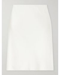 Leset - Barb Satin Midi Skirt - Lyst