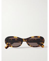 Miu Miu - Oval-Frame Acetate Sunglasses - Lyst