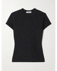 CDLP - T-Shirt Aus Einer Gerippten Stretch-Lyocell-Baumwollmischung - Lyst