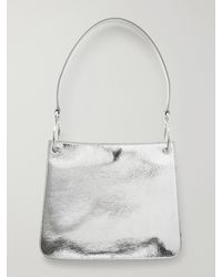 Jil Sander - Otto Small Metallic-Leather Shoulder Bag - Lyst