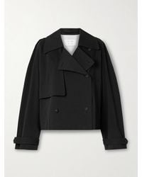 Proenza Schouler - Yasmin Cropped Cotton-Twill Trench Coat - Lyst